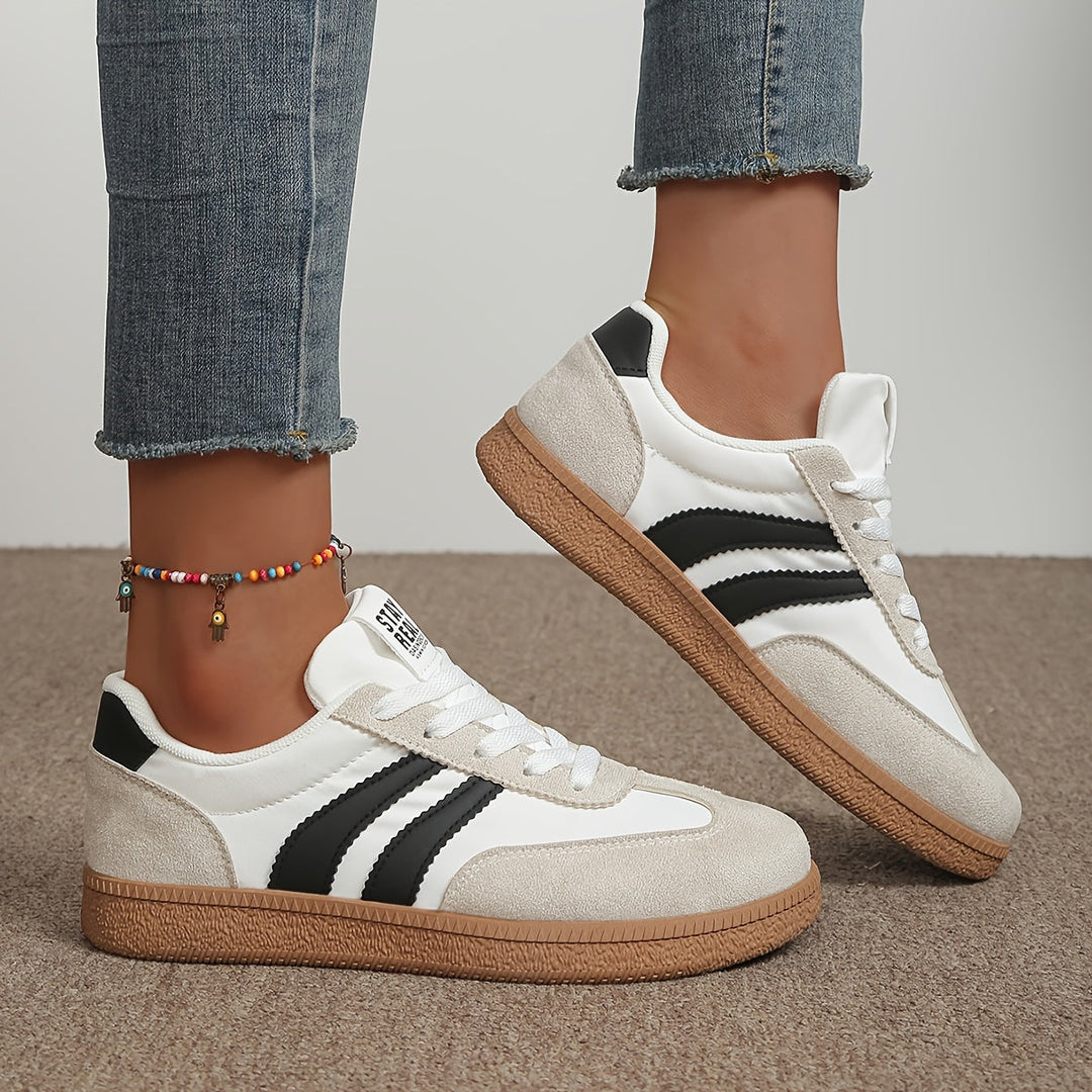 Women's Classic Lace-Up Sneakers - Everyday Comfort