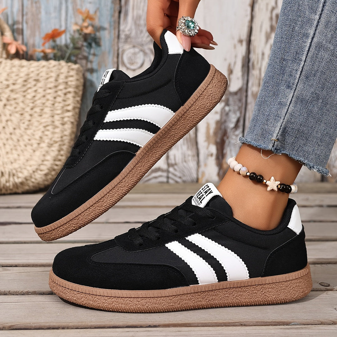 Women's Classic Lace-Up Sneakers - Everyday Comfort