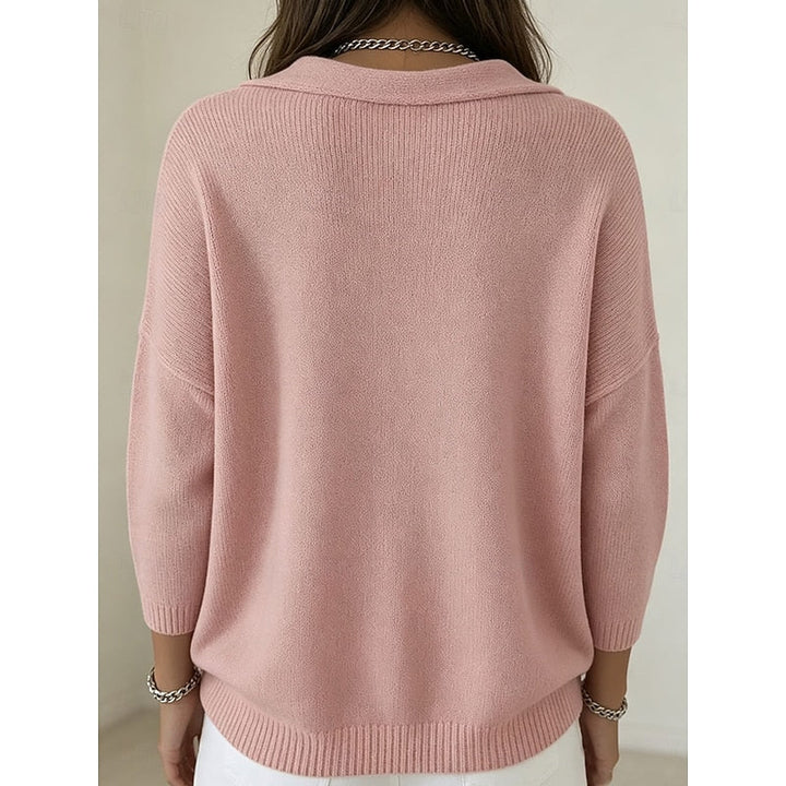 Women's Cowl-Neck Sweater - Elegant Draped Knit