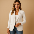 Women's Fitted Tailored Blazer - Structured Elegance