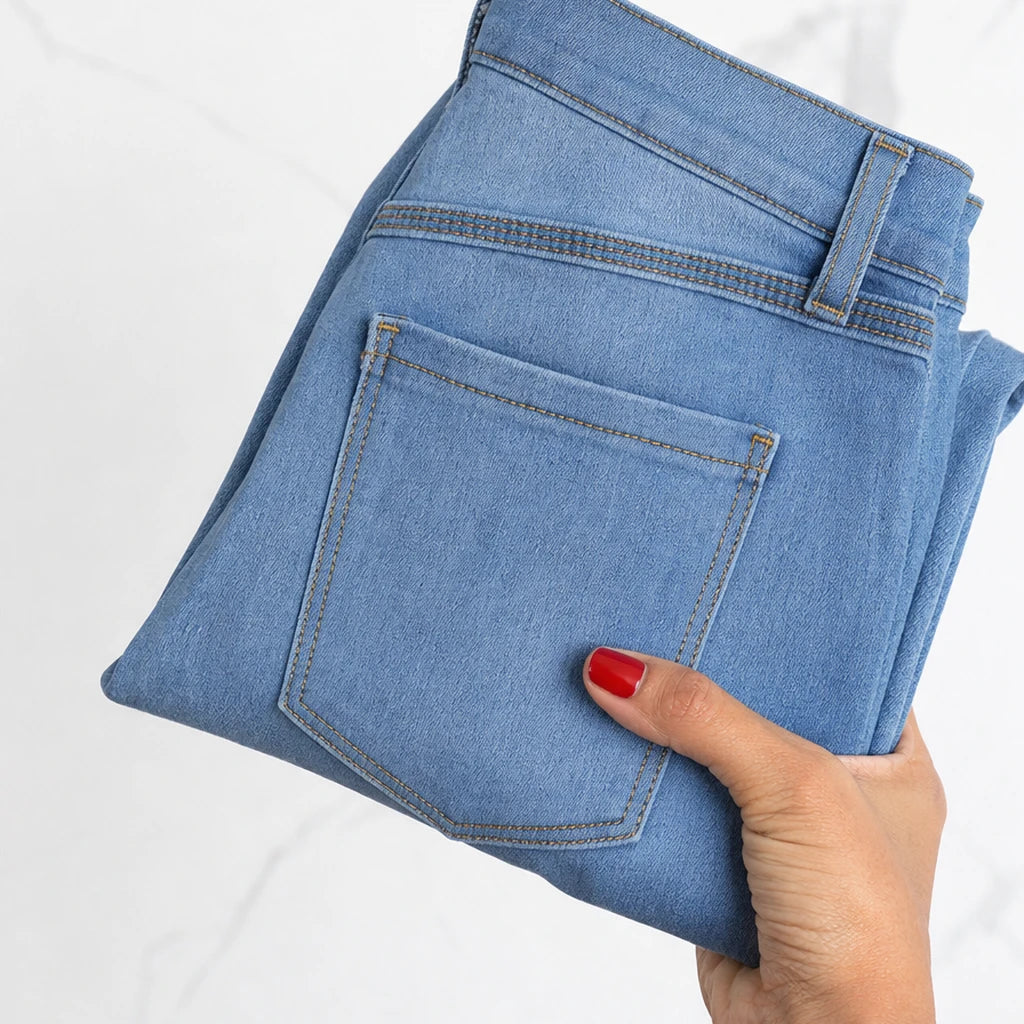 Women's High-Waisted Stretch Skinny Jeans - Fitted