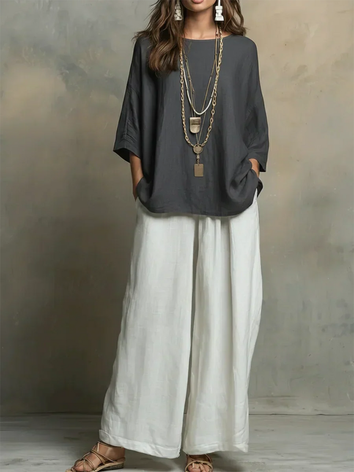 Women's Lightweight Two-Piece Set - Relaxed Summer Style
