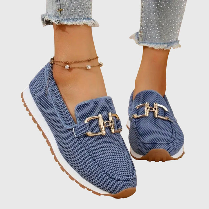 Women's Orthopedic Loafers - Comfort & Style - Blue