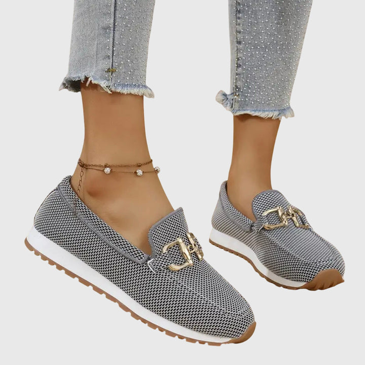 Women's Orthopedic Loafers - Comfort & Style - Gray