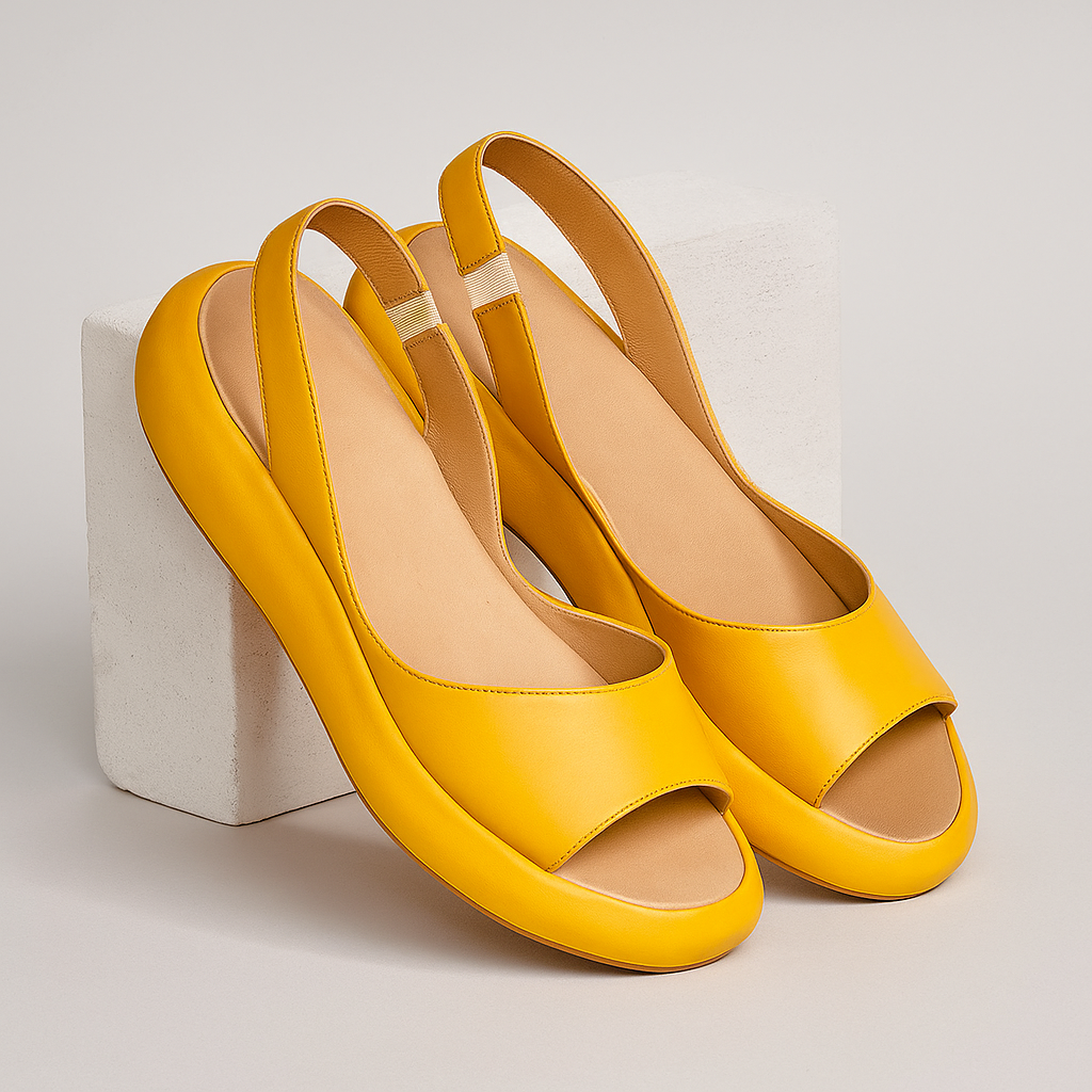 Women's Orthopedic Sandals - Cushioned Open-Toe Slip-On