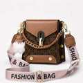 Women's Patterned Crossbody Bag - Compact Hip Carrier