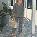 Women's Relaxed Two-Piece Set - Effortless Comfort