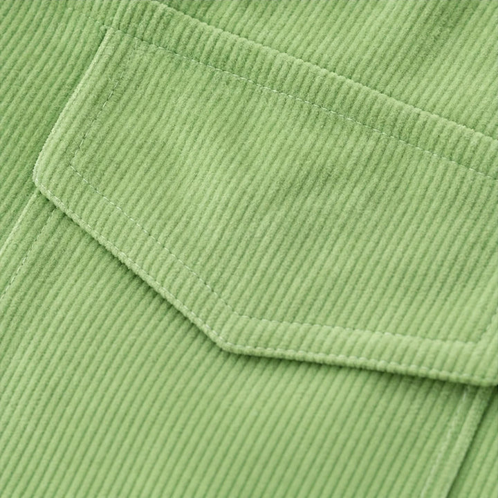 Women's Ribbed Corduroy Button-Front Shirt - Relaxed Fit
