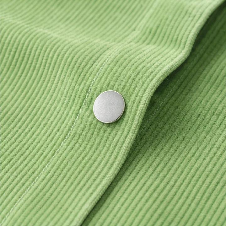 Women's Ribbed Corduroy Button-Front Shirt - Relaxed Fit