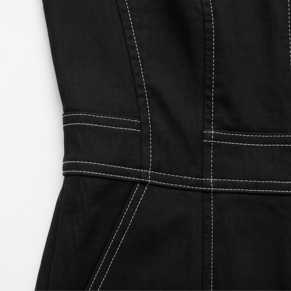 Women's Sculpted Halter Jumpsuit - Wide Leg