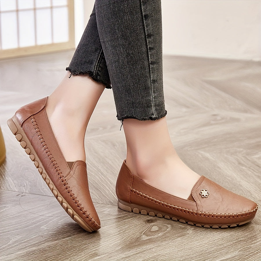 Women's Soft Slip-On Loafers - Effortless Comfort & Style