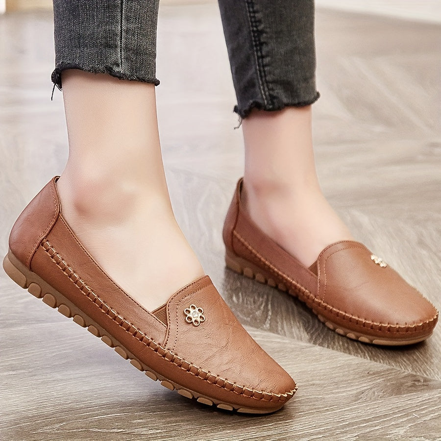 Women's Soft Slip-On Loafers - Effortless Comfort & Style