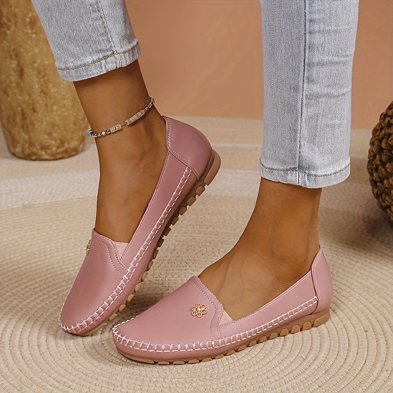 Women's Soft Slip-On Loafers - Effortless Comfort & Style