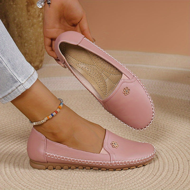 Women's Soft Slip-On Loafers in pink, Effortless Comfort & Style