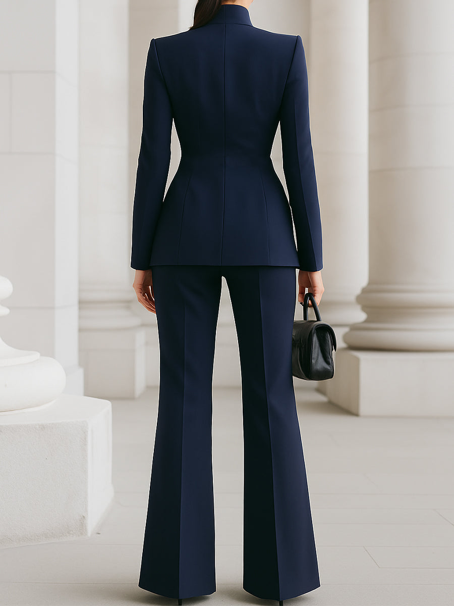 Women's Tailored Two-Piece Blazer Set - Modern Professional