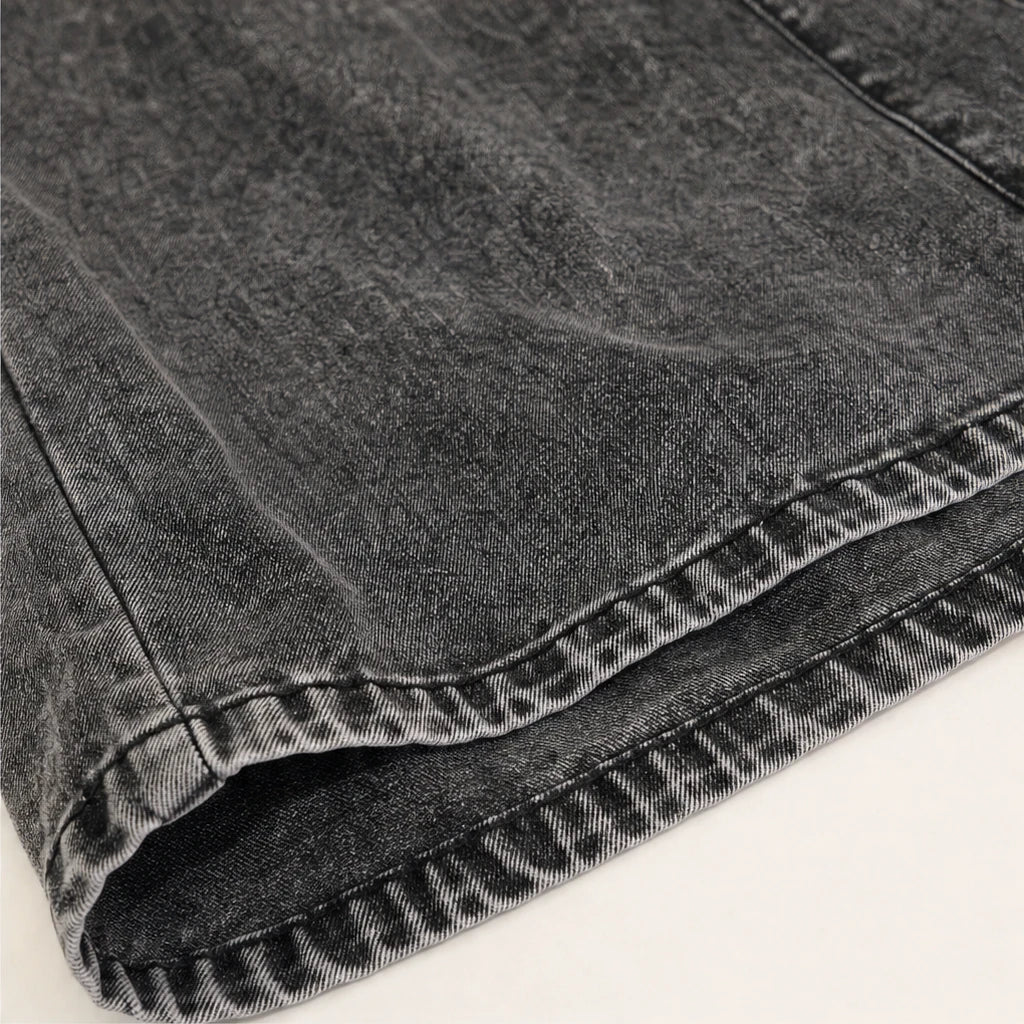 Women's Tiered Patchwork Wide-Leg Jeans - Floor-Length