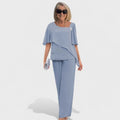 Women's Tiered Two-Piece Set - Elegant Layered Silhouette