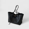 Women's Woven Tote Bag - Elegant Everyday Carryall